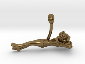 3D-Monkeys 278 in Polished Bronze