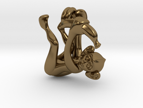 3D-Monkeys 280 in Polished Bronze