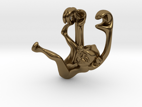 3D-Monkeys 290 in Polished Bronze