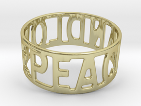Peaceandlove 80 Bracelet in 18k Gold