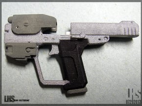 1/6 scale Magnum Pistol in White Natural Versatile Plastic