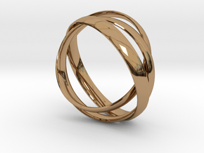 Rings in Polished Brass