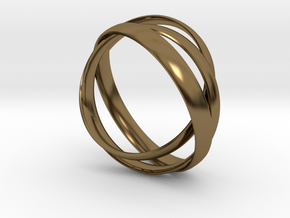 Rings in Polished Bronze