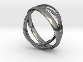 Rings in Fine Detail Polished Silver