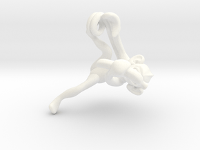 3D-Monkeys 285 in White Processed Versatile Plastic