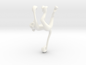 3D-Monkeys 294 in White Processed Versatile Plastic