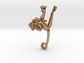 3D-Monkeys 295 in Polished Brass