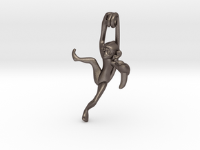 3D-Monkeys 301 in Polished Bronzed Silver Steel