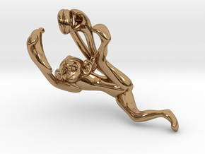 3D-Monkeys 303 in Polished Brass