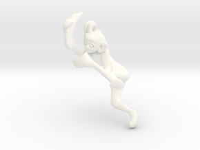 3D-Monkeys 305 in White Processed Versatile Plastic