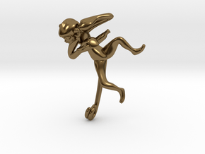 3D-Monkeys 309 in Polished Bronze