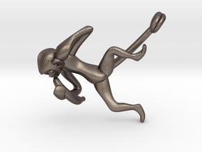 3D-Monkeys 310 in Polished Bronzed Silver Steel