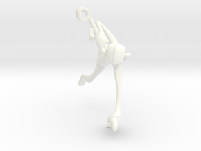 3D-Monkeys 311 in White Processed Versatile Plastic