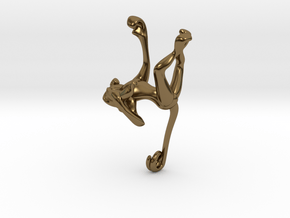 3D-Monkeys 313 in Polished Bronze
