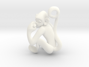 3D-Monkeys 315 in White Processed Versatile Plastic