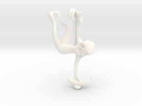 3D-Monkeys 323 in White Processed Versatile Plastic