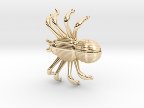 SPIDER in 14k Gold Plated Brass