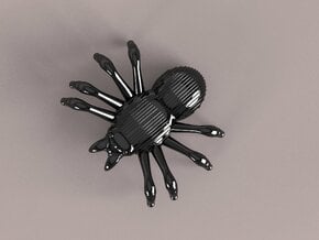 SPIDER in Matte Black Steel