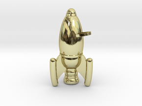 Rocket in 18k Gold Plated Brass