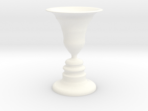 Face vase tea light holder in White Processed Versatile Plastic