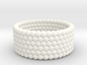 V3 - Ring in White Processed Versatile Plastic