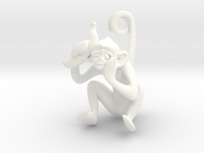 3D-Monkeys 350 in White Processed Versatile Plastic