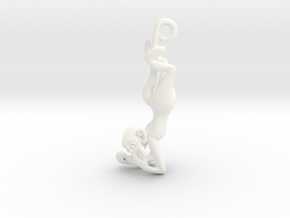 3D-Monkeys 352 in White Processed Versatile Plastic