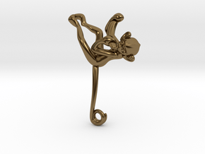 3D-Monkeys 355 in Polished Bronze