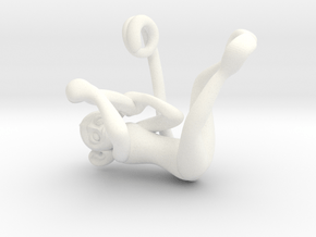 3D-Monkeys 364 in White Processed Versatile Plastic