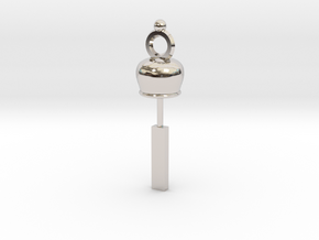 Wind bell in Rhodium Plated Brass