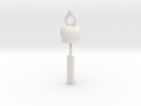 Wind bell in White Natural Versatile Plastic