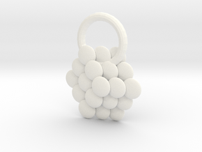 Sphere and cube in White Processed Versatile Plastic
