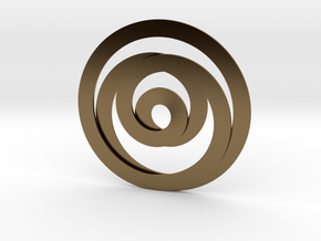 Circumspection in Polished Bronze