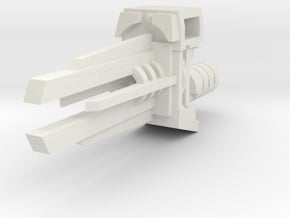 Ratchetrooper Weapon 08 - Railgun in White Natural Versatile Plastic