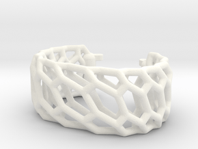 Voronoi-Armrreif 80100 in White Processed Versatile Plastic