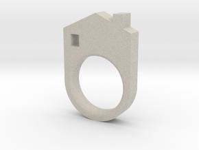 House Ring in Natural Sandstone