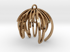 Rosemary Ornament in Polished Brass