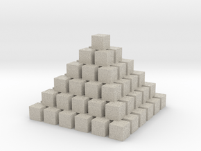 Pyramid in Natural Sandstone