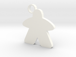 Keychain person in White Processed Versatile Plastic