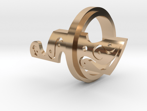 Ringplate16.6 in 14k Rose Gold Plated Brass