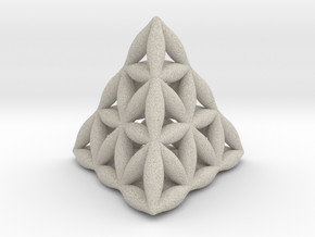 Flower Of Life Tetrahedron in Natural Sandstone