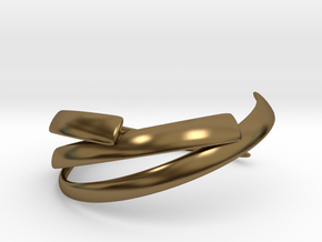 Lustrate Ring in Polished Bronze