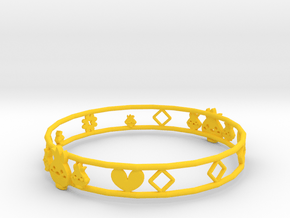 chick bracelet in Yellow Processed Versatile Plastic