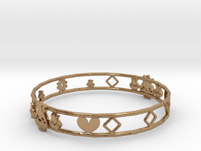 chick bracelet in Polished Brass
