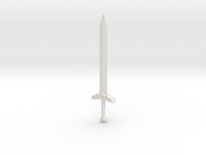  Art sword in White Natural Versatile Plastic