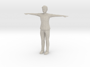 Low Poly Male in Natural Sandstone