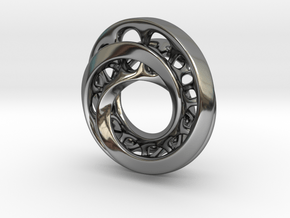 Circle-RoyalModel in Fine Detail Polished Silver