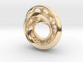 Circle-RoyalModel in 14k Gold Plated Brass