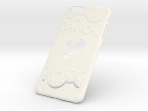 Phone Case IPhone6 Plus  in White Processed Versatile Plastic