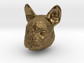 Dog in Polished Bronze